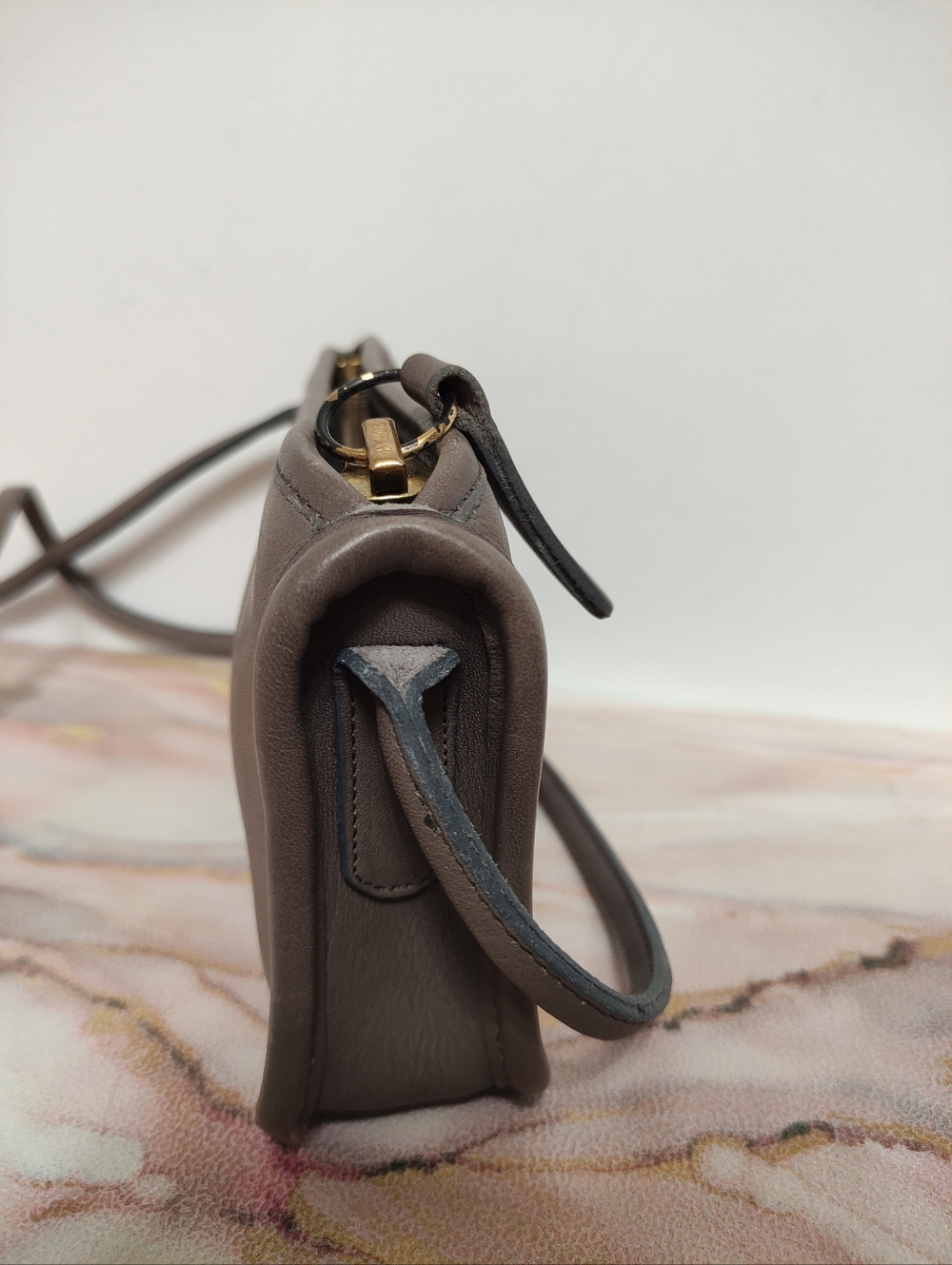 Vintage Coach 9655 Small Zippered Pouch Gray - Picture 4 of 13